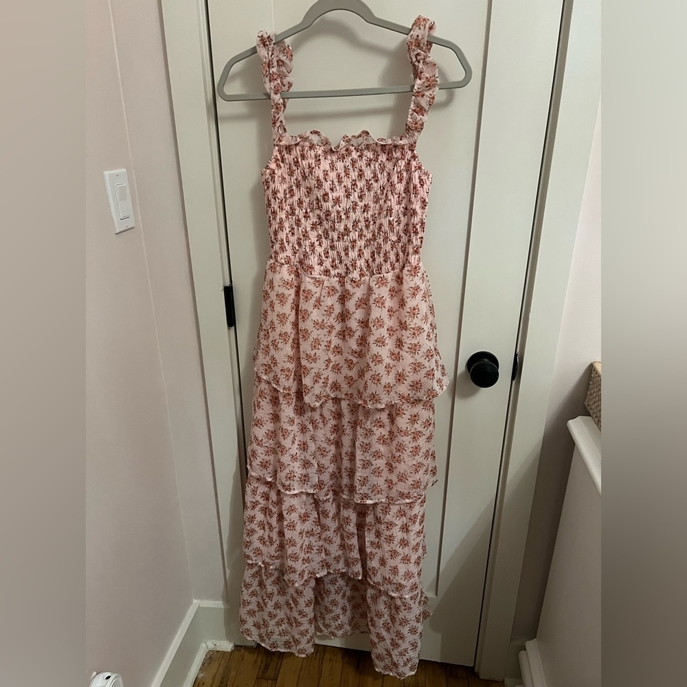 Flower midi dress
